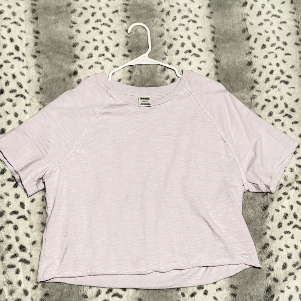 PINK Victoria's Secret Light Purple Crop Top